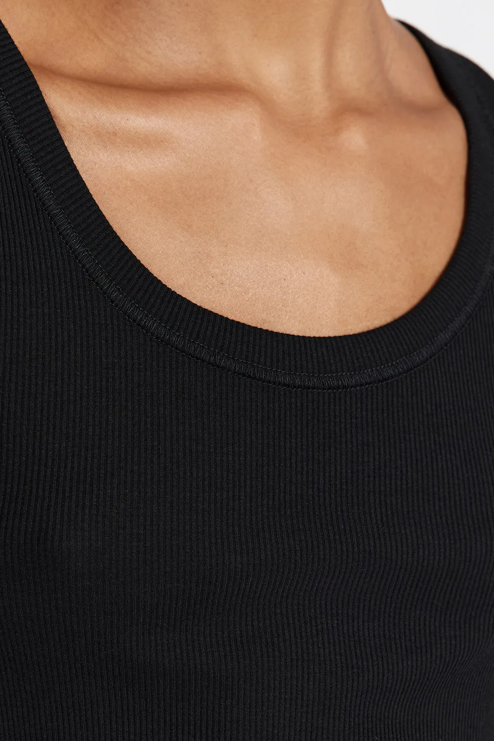 Dissh LEE BLACK KNIT TANK