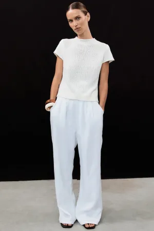 Dissh LEO OFF WHITE KNIT TOP