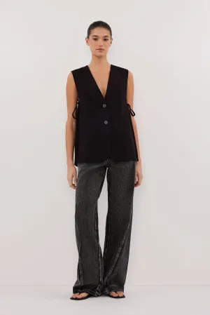 Dissh LISE BLACK LOW CUT VEST