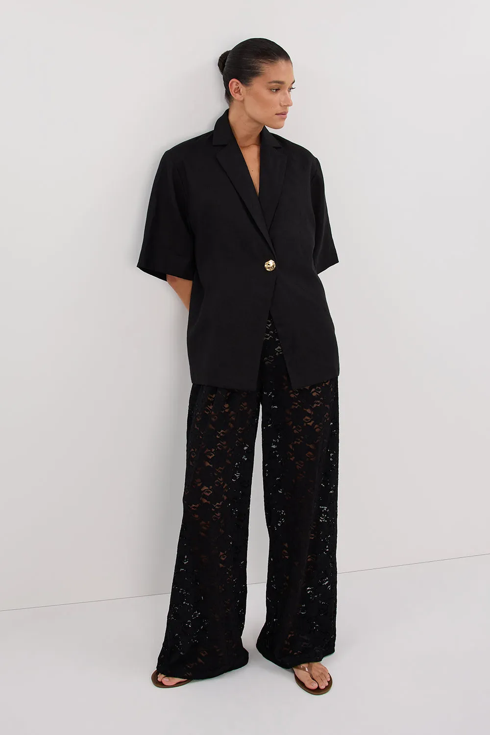 Dissh LOULA BLACK LACE PANT