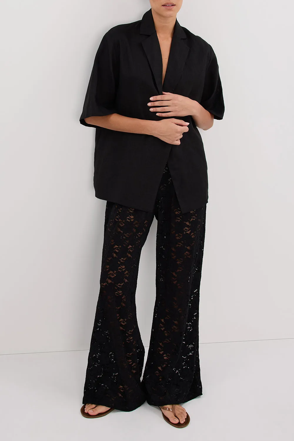 Dissh LOULA BLACK LACE PANT