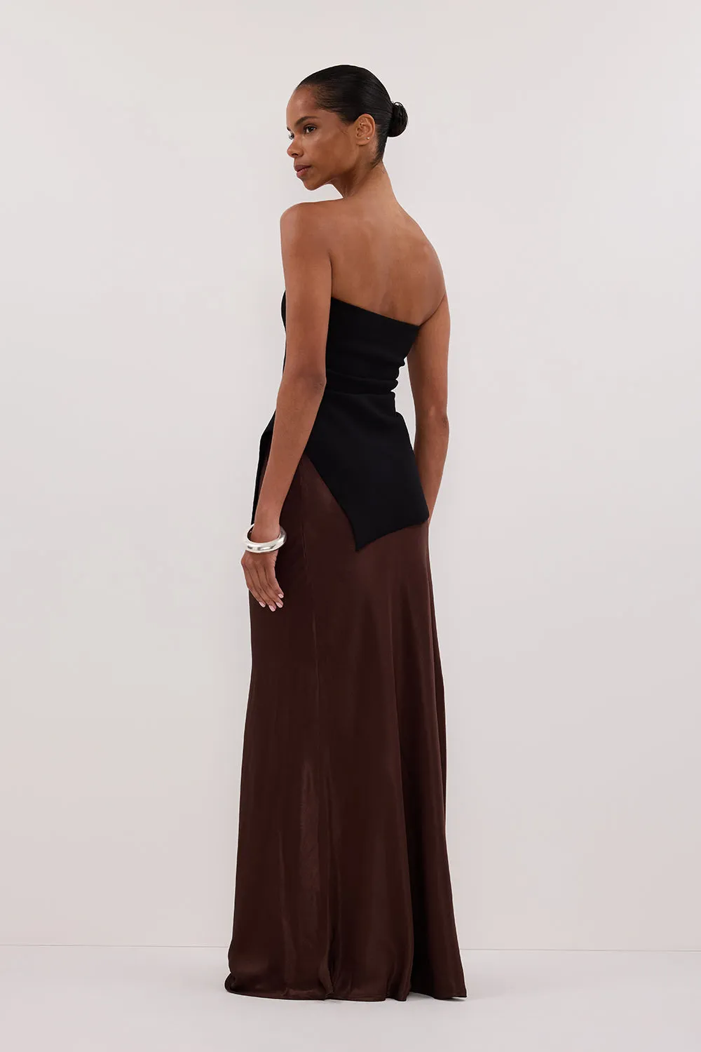 Dissh LUKE BLACK LONGLINE BANDEAU TOP