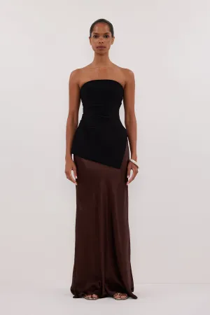 Dissh LUKE BLACK LONGLINE BANDEAU TOP