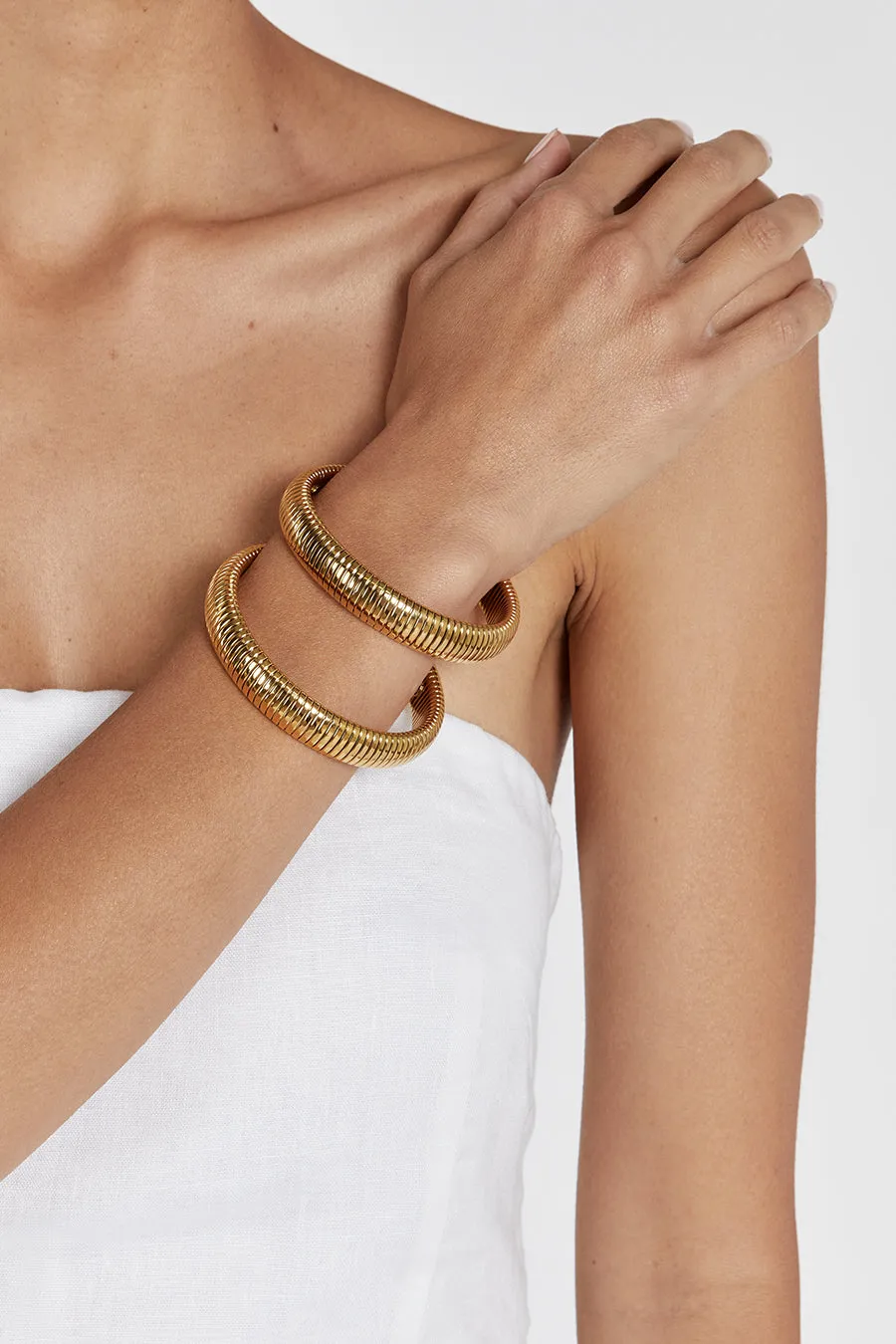 Dissh LUV AJ FLEX CHAIN BRACELETS GOLD