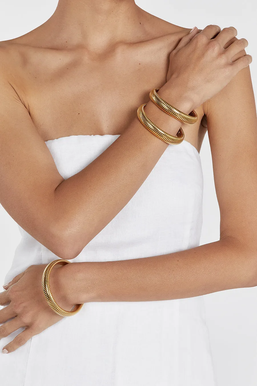 Dissh LUV AJ FLEX CHAIN BRACELETS GOLD