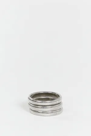 Dissh LUV AJ FLEX CHAIN BRACELETS SILVER