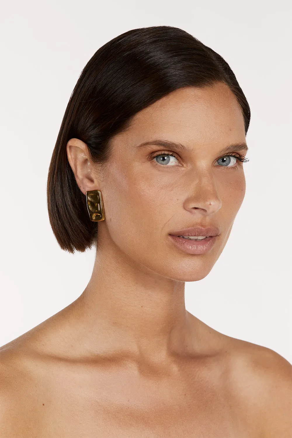 Dissh LUV AJ THE SUNSET EARRING GOLD