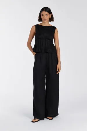 Dissh MANA BLACK PINTUCK TOP