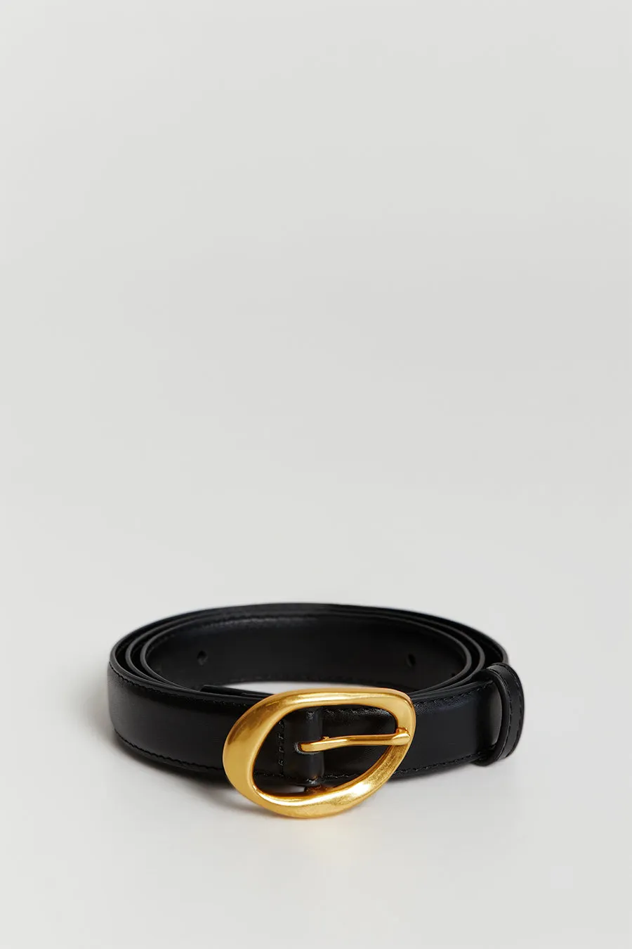 Dissh MARGOT BLACK LEATHER BELT