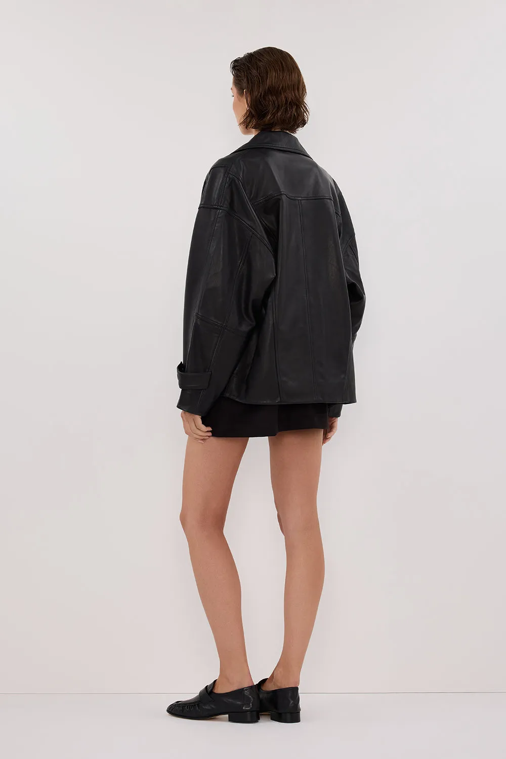Dissh MARGOT BLACK LEATHER JACKET