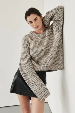 Dissh MARLEY IVORY CHOC SPECKLE JUMPER