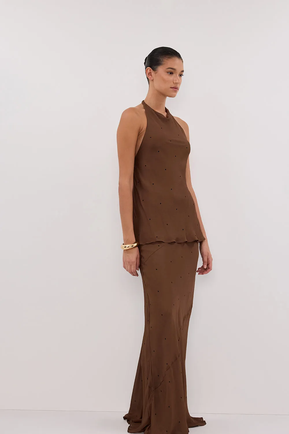 Dissh MELROSE FONDANT HALTER TOP