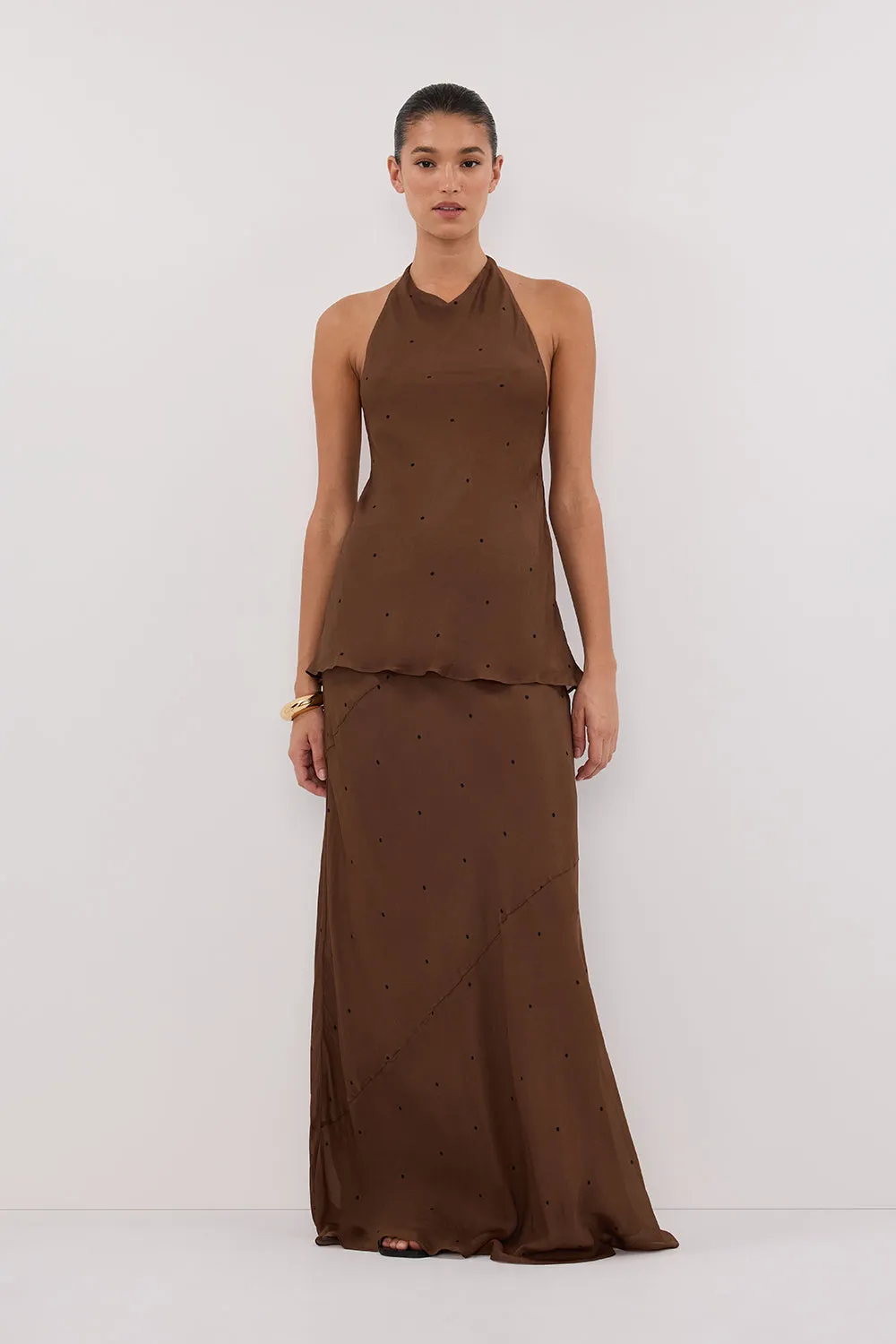 Dissh MELROSE FONDANT HALTER TOP
