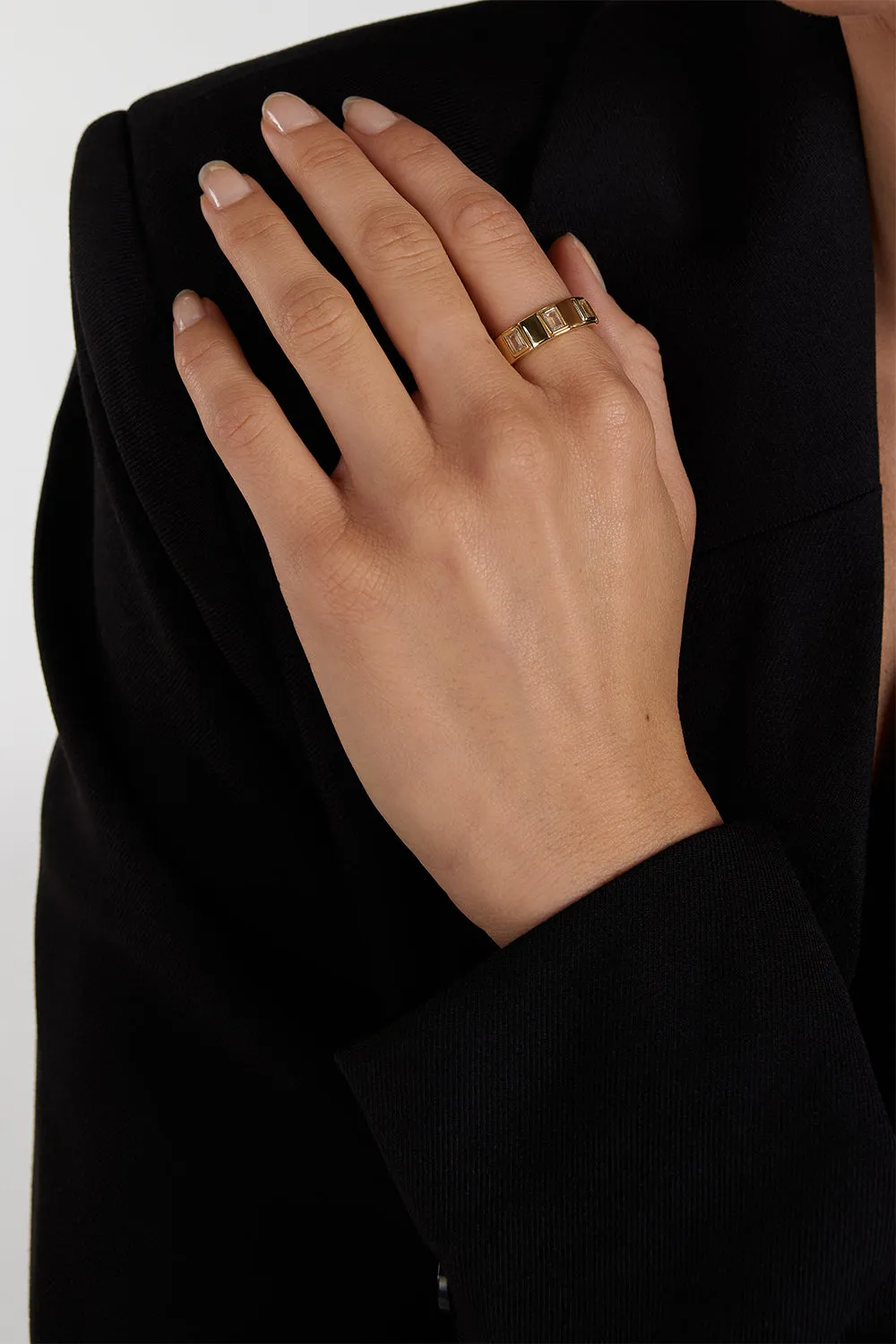 Dissh MÉGA CHAMBERS GOLD RING