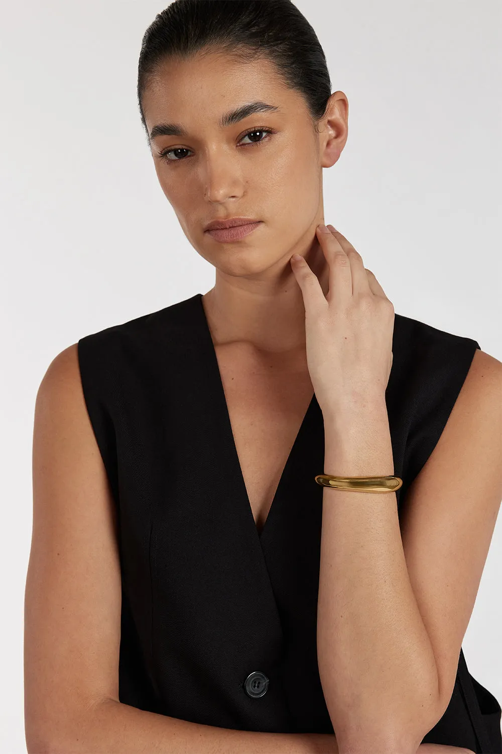 Dissh MÉGA CLASSIC GOLD CUFF BRACELET