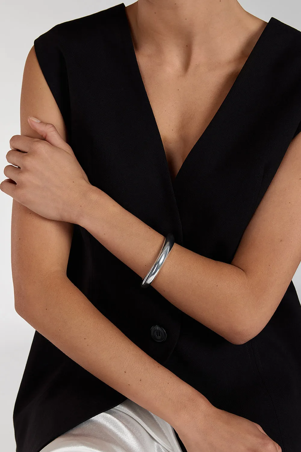Dissh MÉGA CLASSIC SILVER CUFF BRACELET
