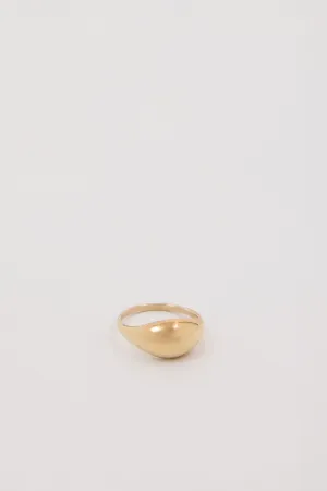 Dissh MÉGA DOME GOLD PINKY RING
