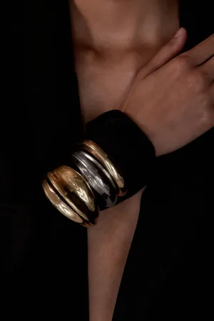 Dissh MÉGA SIMONE GOLD CUFF BRACELET
