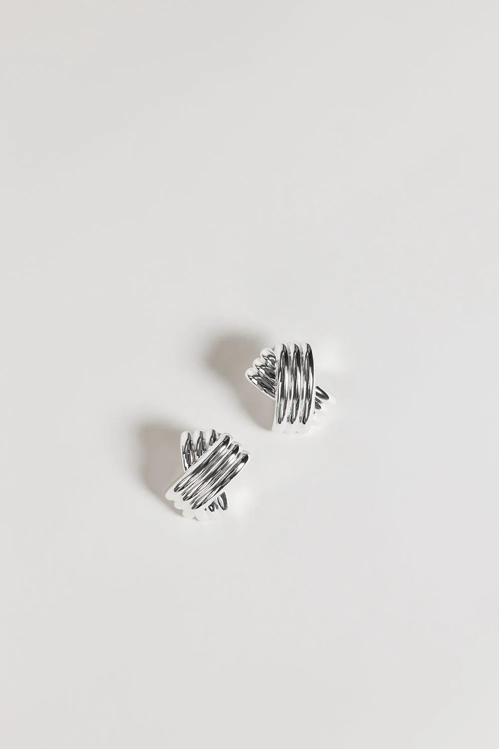 Dissh MÉGA TRIPLE X SILVER EARRING