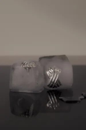 Dissh MÉGA TRIPLE X SILVER EARRING
