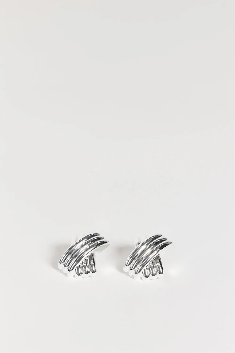 Dissh MÉGA TRIPLE X SILVER EARRING