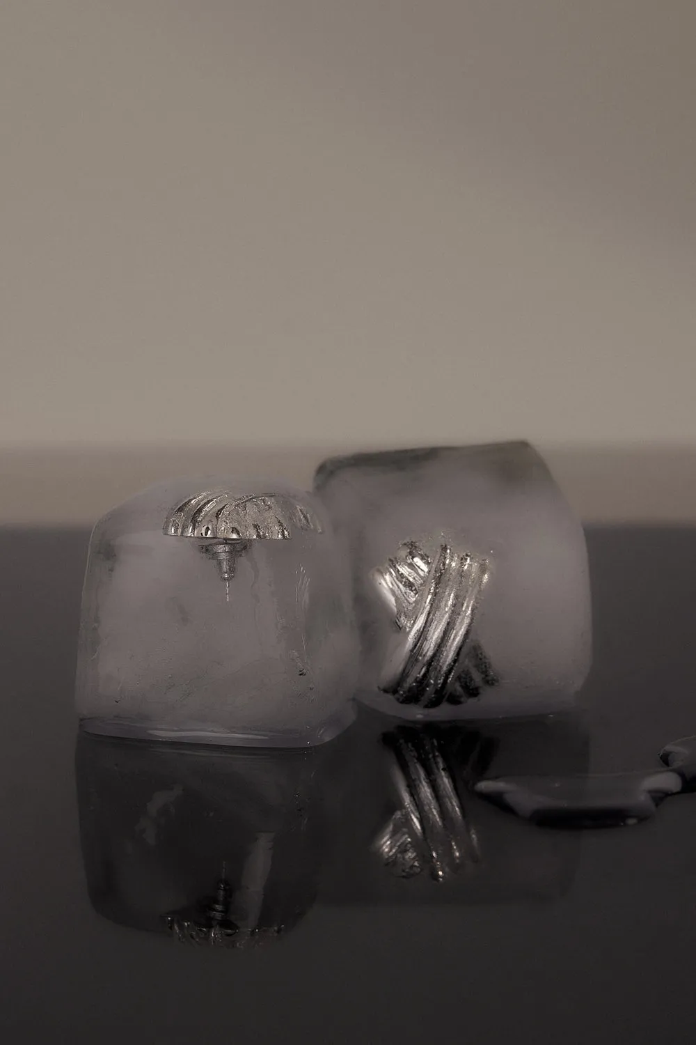 Dissh MÉGA TRIPLE X SILVER EARRING