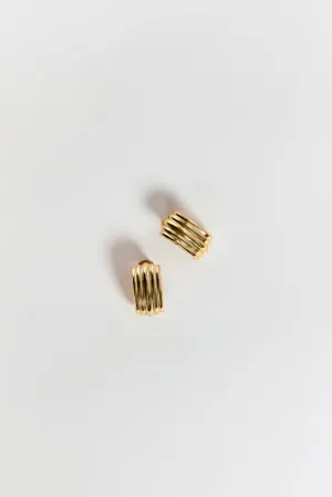 Dissh MÉGA WATERFALL LARGE GOLD EARRING