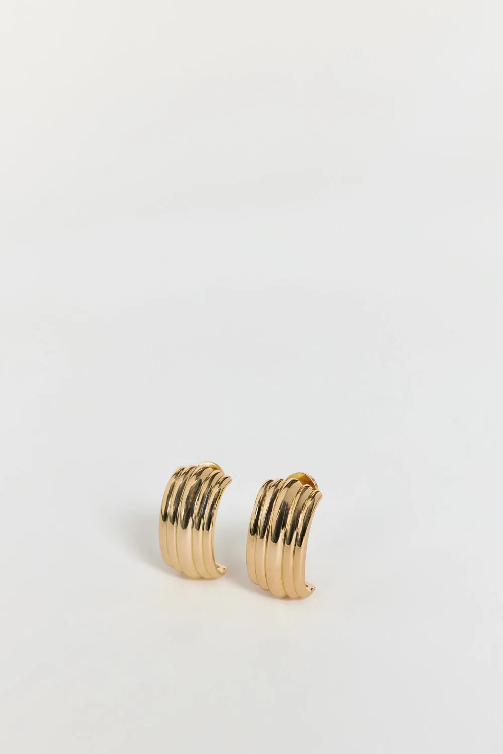 Dissh MÉGA WATERFALL LARGE GOLD EARRING