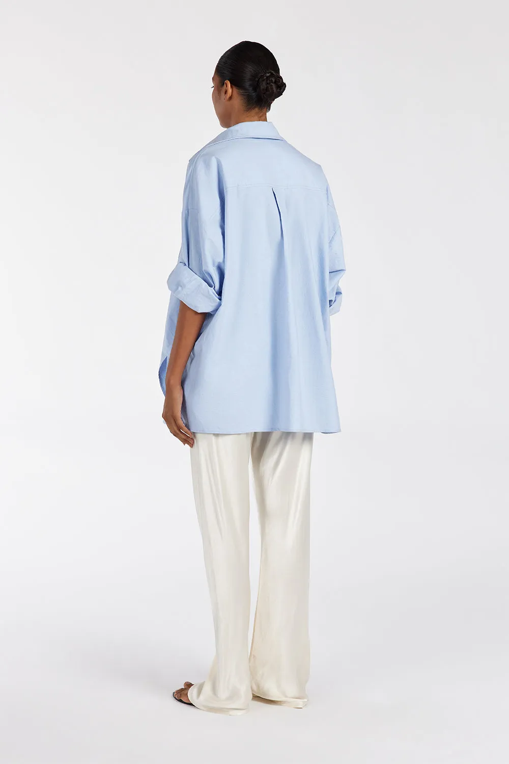 Dissh MYKA CREAM SATIN PANT