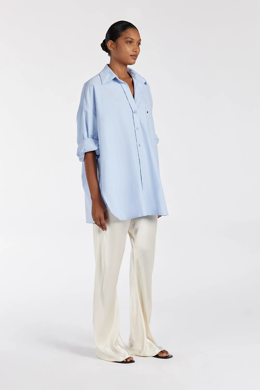 Dissh MYKA CREAM SATIN PANT