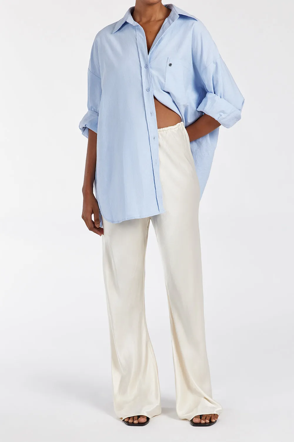 Dissh MYKA CREAM SATIN PANT
