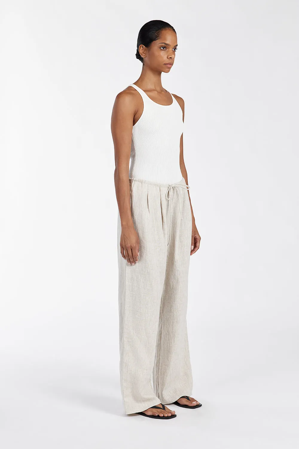 Dissh NALA NATURAL ELASTIC WAIST PANT