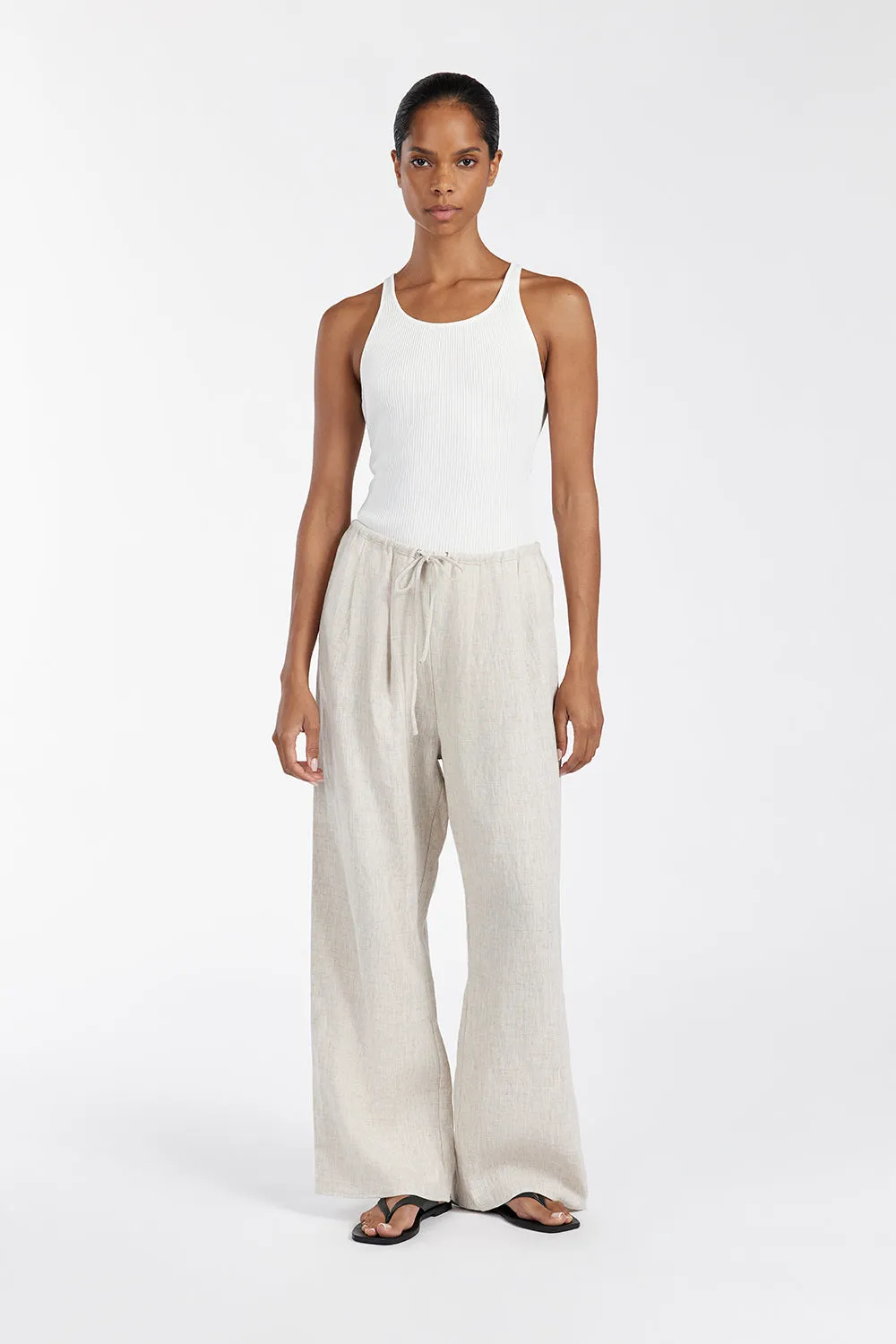 Dissh NALA NATURAL ELASTIC WAIST PANT