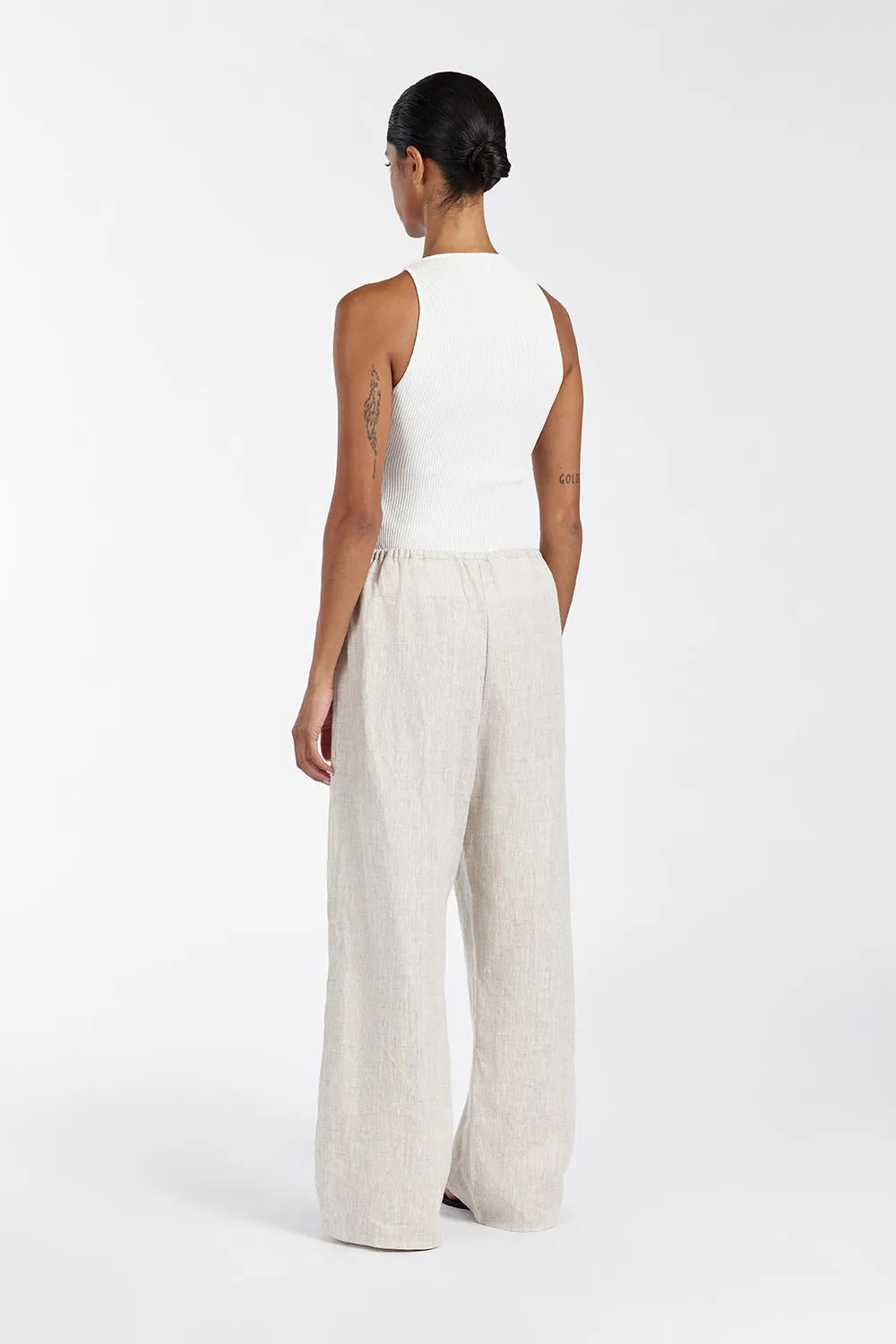 Dissh NALA NATURAL ELASTIC WAIST PANT