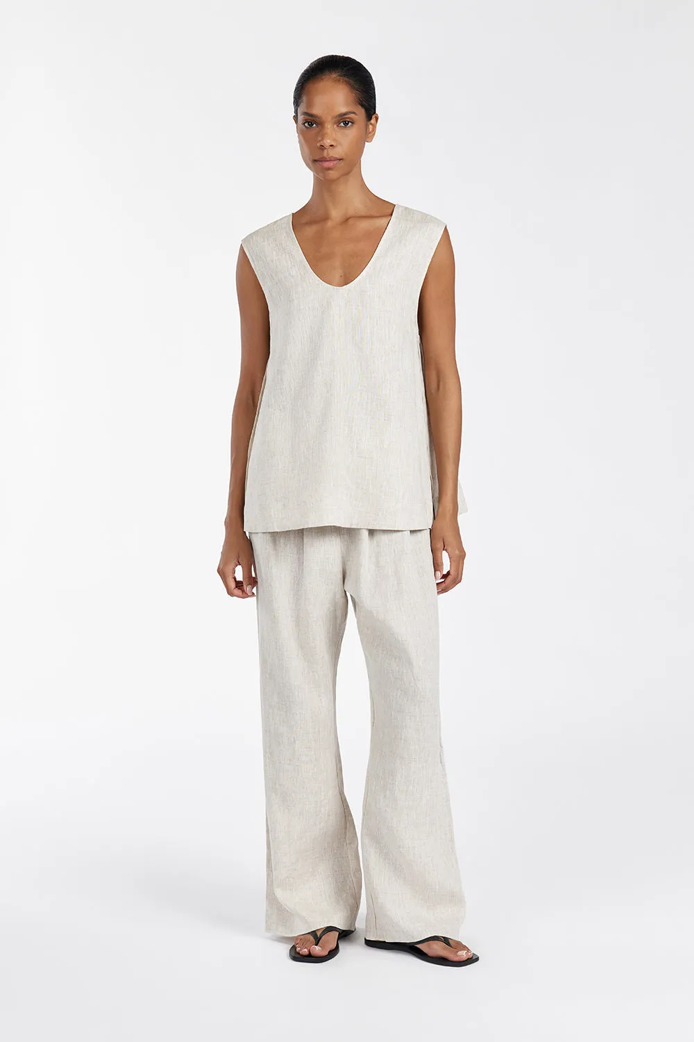 Dissh NALA NATURAL ELASTIC WAIST PANT