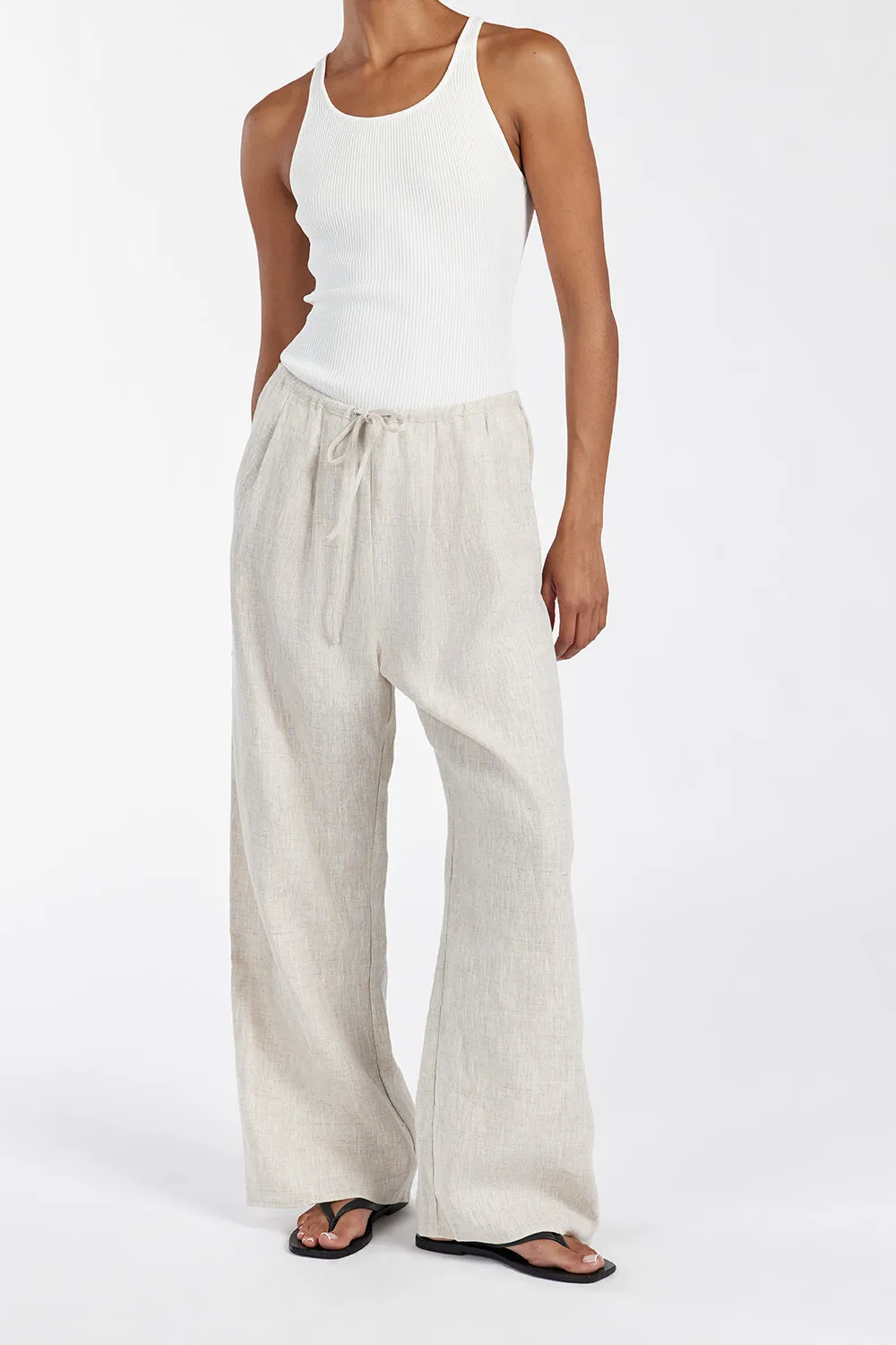 Dissh NALA NATURAL ELASTIC WAIST PANT