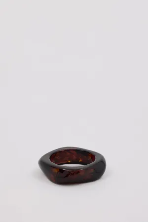 Dissh NOAH THE LABEL DARK BROWN RESIN BANGLE