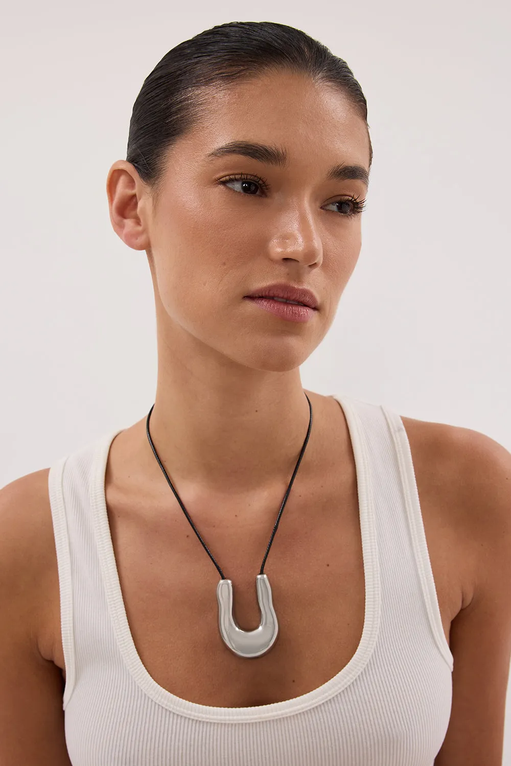 Dissh NOAH THE LABEL SILVER FLUID NECKLACE