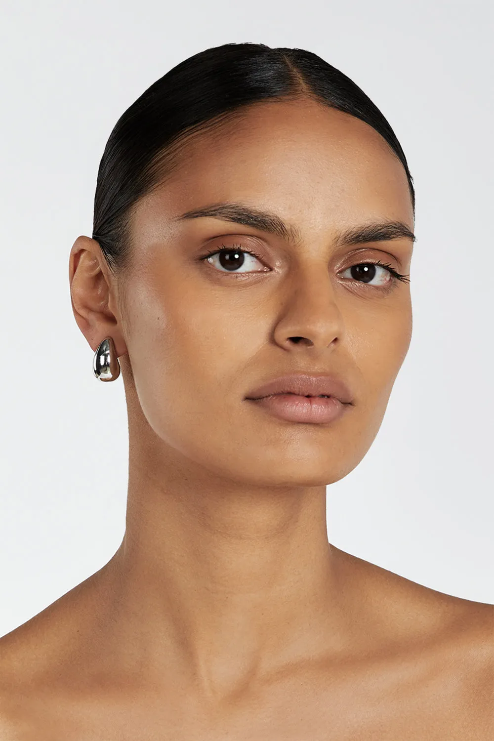 Dissh PORTER BABY BLOB SILVER EARRINGS