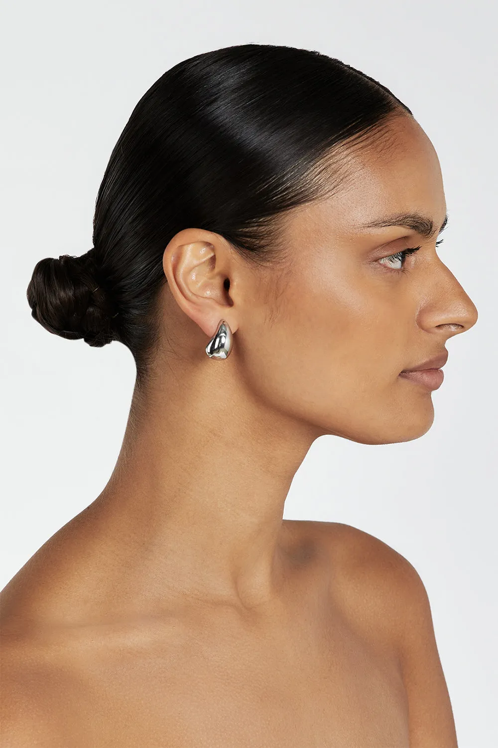 Dissh PORTER BABY BLOB SILVER EARRINGS