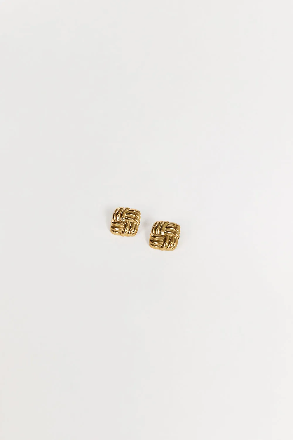 Dissh PORTER BABY CUSHION GOLD EARRINGS