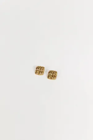Dissh PORTER BABY CUSHION GOLD EARRINGS