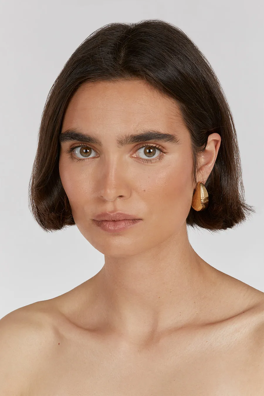 Dissh PORTER BLOB GOLD EARRINGS