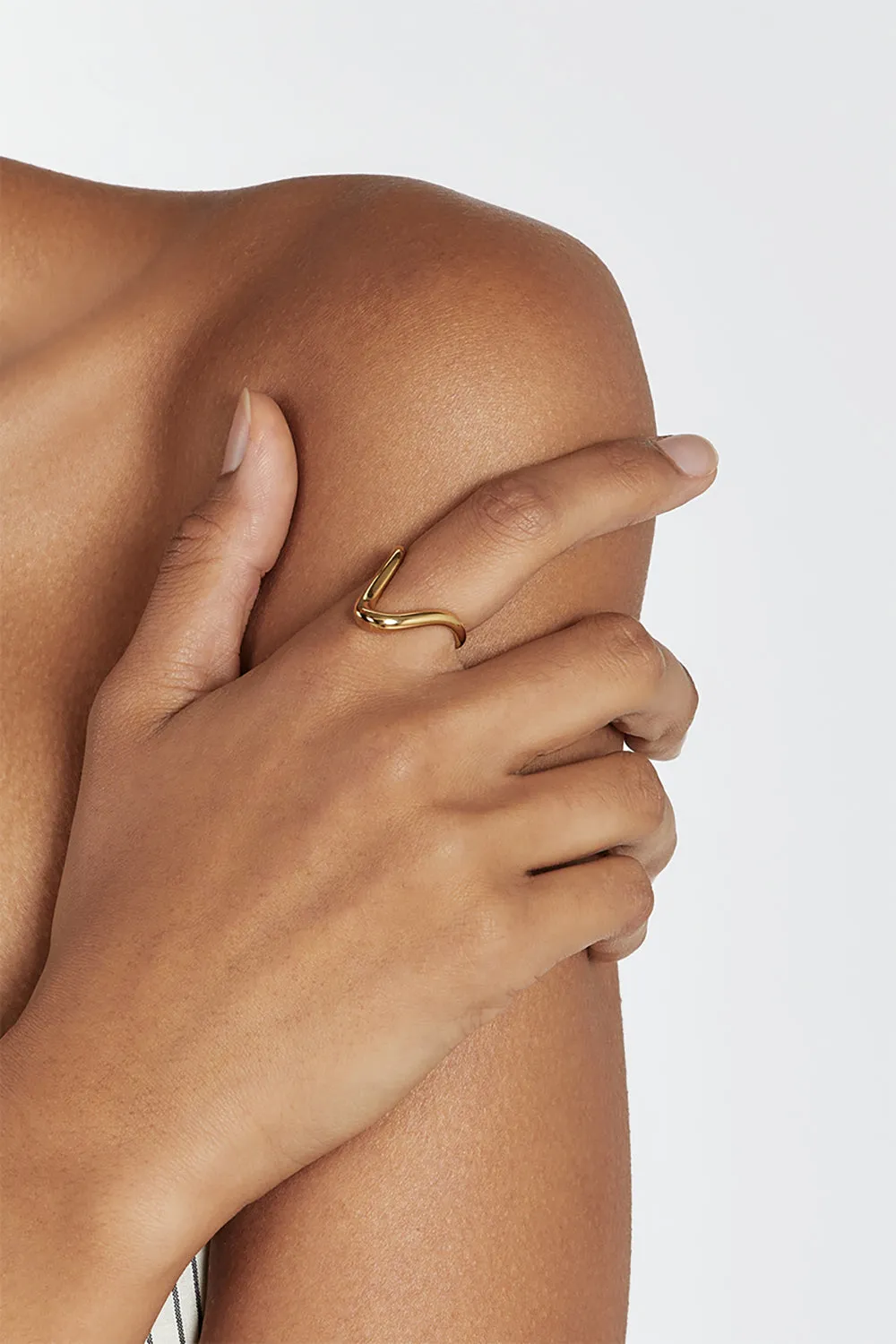 Dissh PORTER BONES GOLD RING
