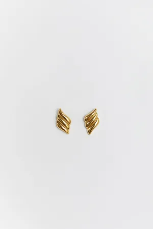 Dissh PORTER WING GOLD EARRINGS