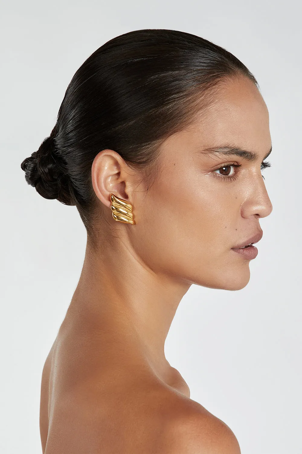 Dissh PORTER WING GOLD EARRINGS