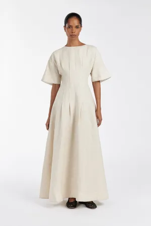 Dissh RAF NATURAL BOATNECK MIDI DRESS