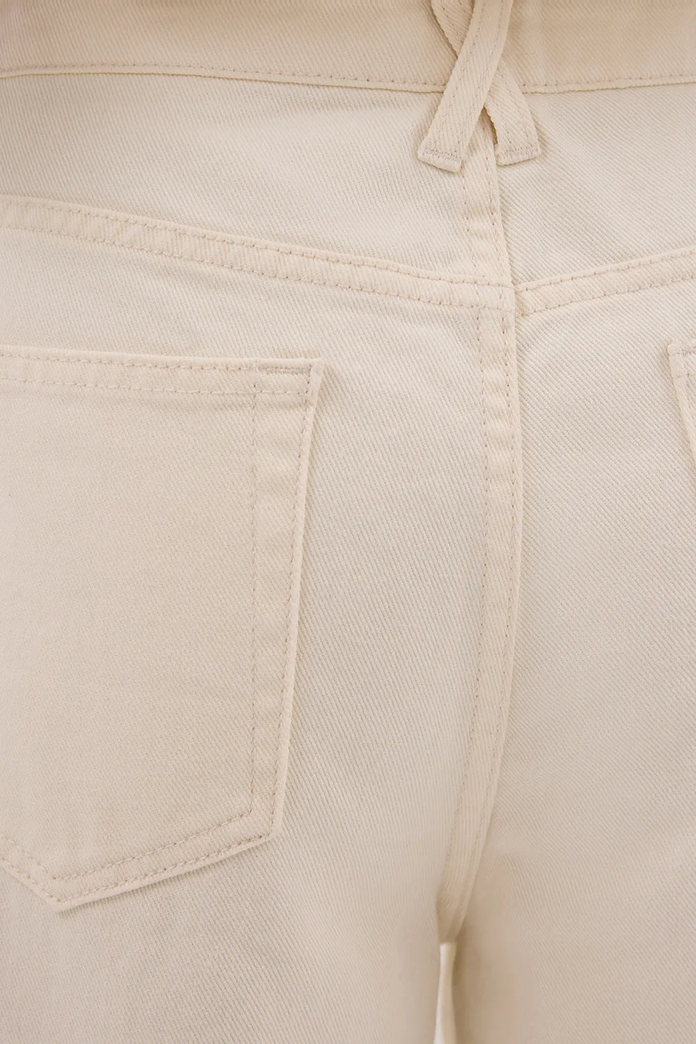 Dissh REAGAN 2.0 CREAM SLOUCHY JEAN