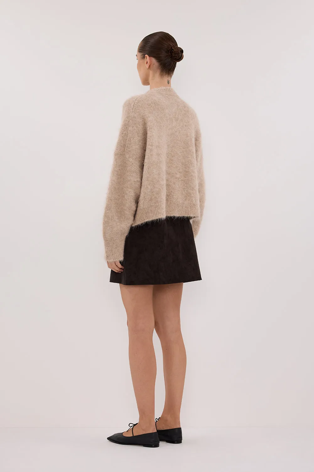 Dissh SALMA OAT TUCK SLEEVE JUMPER