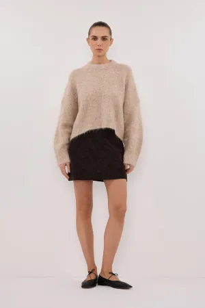 Dissh SALMA OAT TUCK SLEEVE JUMPER